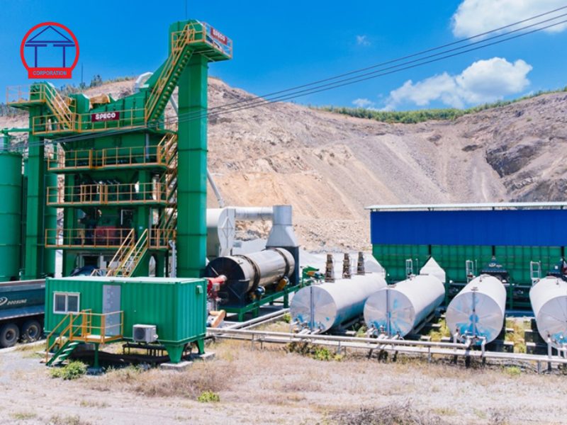 trạm trộn bê tông nhựa nóng
