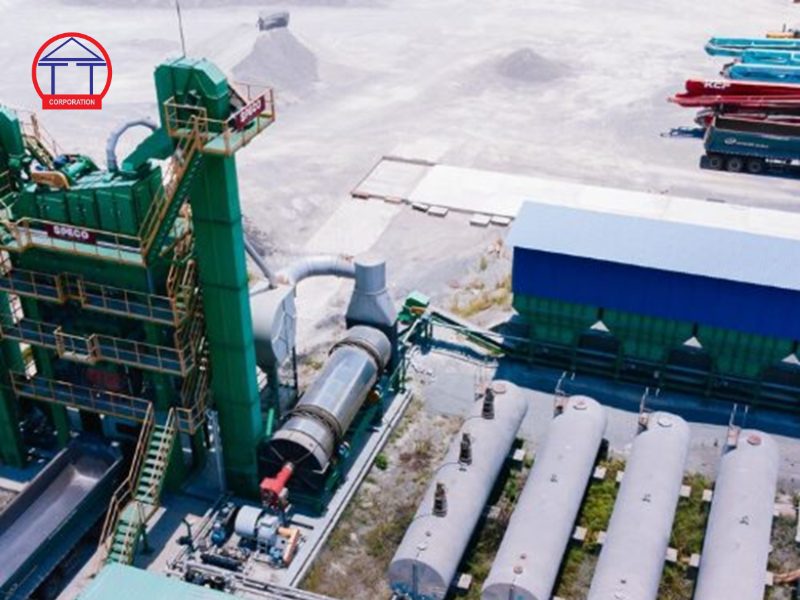 dây chuyền sản xuất bê tông nhựa nóng

