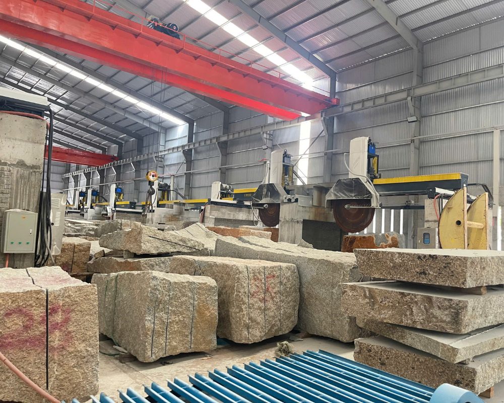 Dây chuyền sản xuất đá tự nhiên lát hè Dây chuyền sản xuất đá tự nhiên lát hè