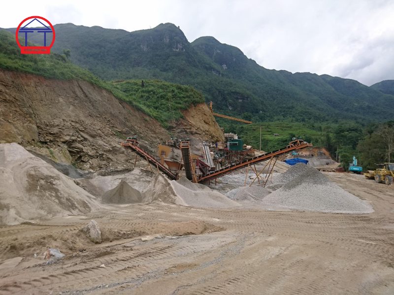 sản xuất đá vật liệu xây dựng
