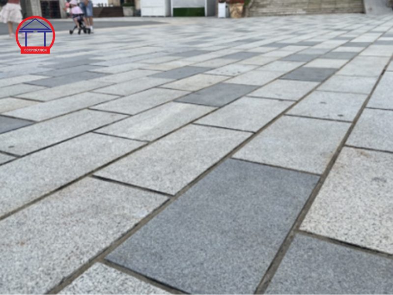 đá granite tự nhiên lát hè 