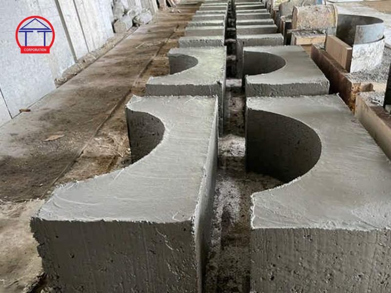 Gối cống bê tông D800 