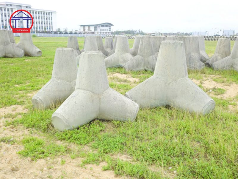 khối chống sóng cho bến cảng 