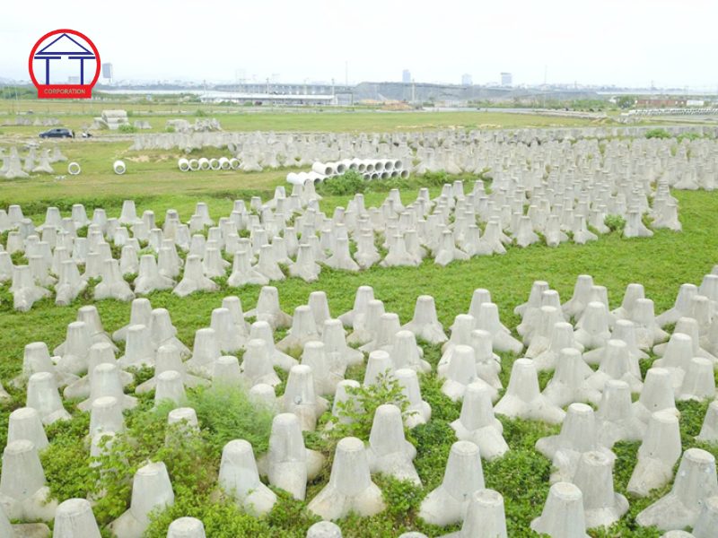 khối chống sóng cho bến cảng 