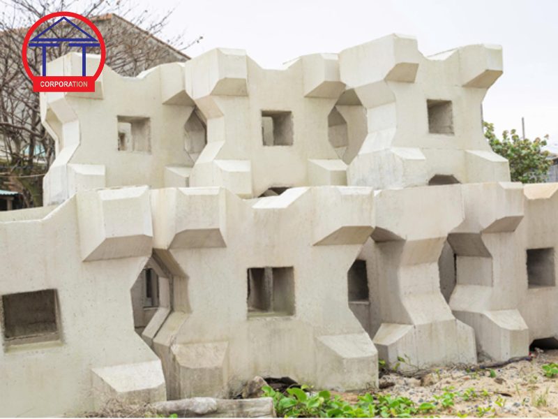 cấu kiện chắn sóng bê tông cốt thép