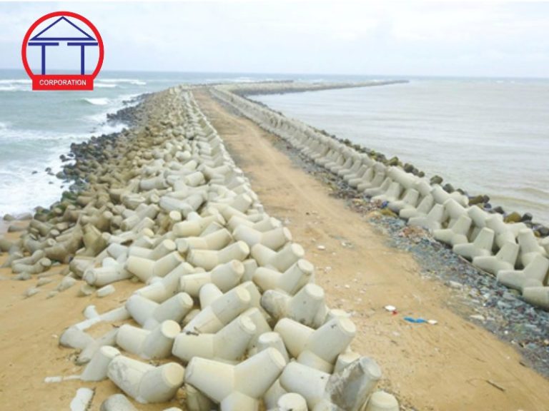 Cấu kiện chắn sóng bê tông cốt thép tại Thành An Phú Yên