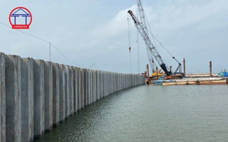 Cừ ván BTCT dự ứng lực cho hố móng sâu: Kết cấu bền vững, chịu lực cao cừ ván btct dự ứng lực cho hố móng sâu