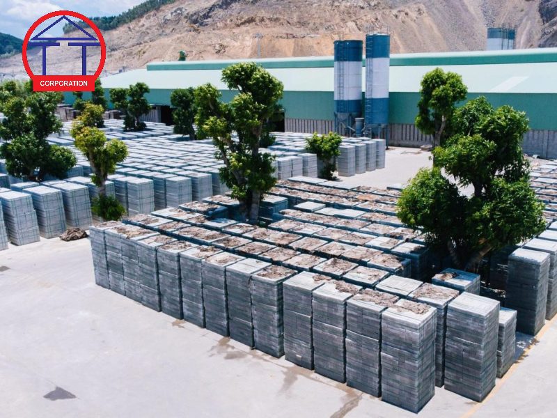 nhà xưởng sản xuất gạch không nung