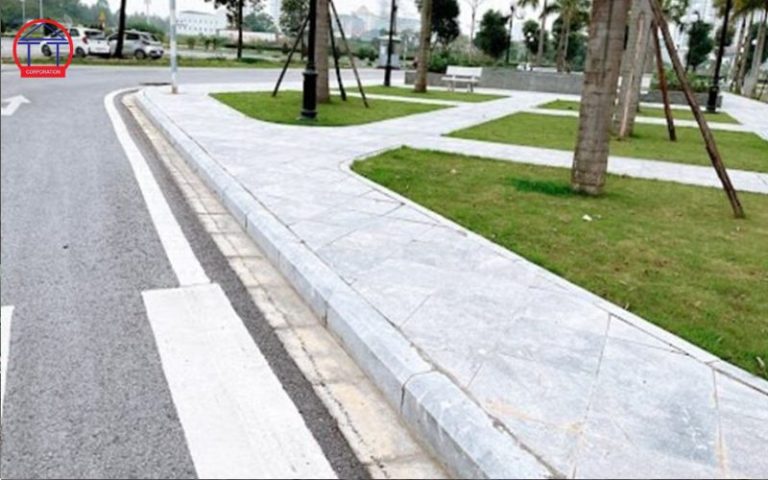 Đá bó vỉa khu công nghiệp giá tốt, nguồn đá ổn định, gia công chuẩn