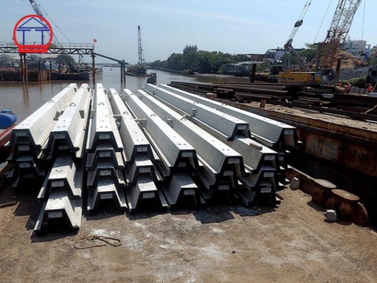 Cừ ván BTCT dùng cho kè sông giúp gia cố bờ kè chắc chắn