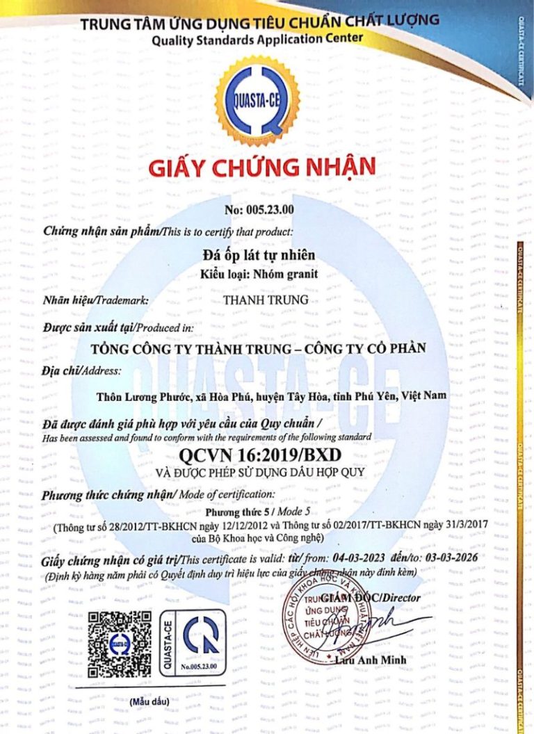 Đá Granite tự nhiên nguyên khối chất lượng từ Nhà máy VLXD Thành An Phú Yên