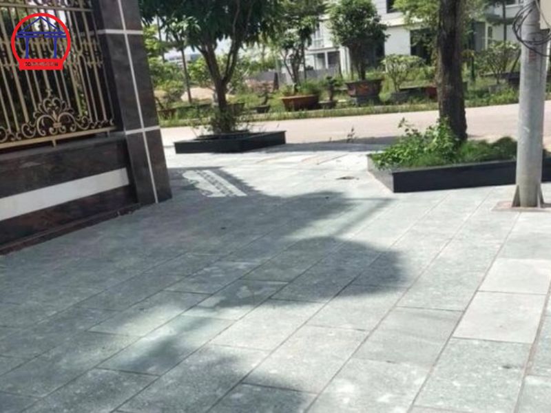 đá lát hè công trình nhà nước