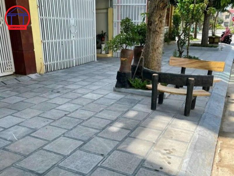 đá lát hè công trình nhà nước