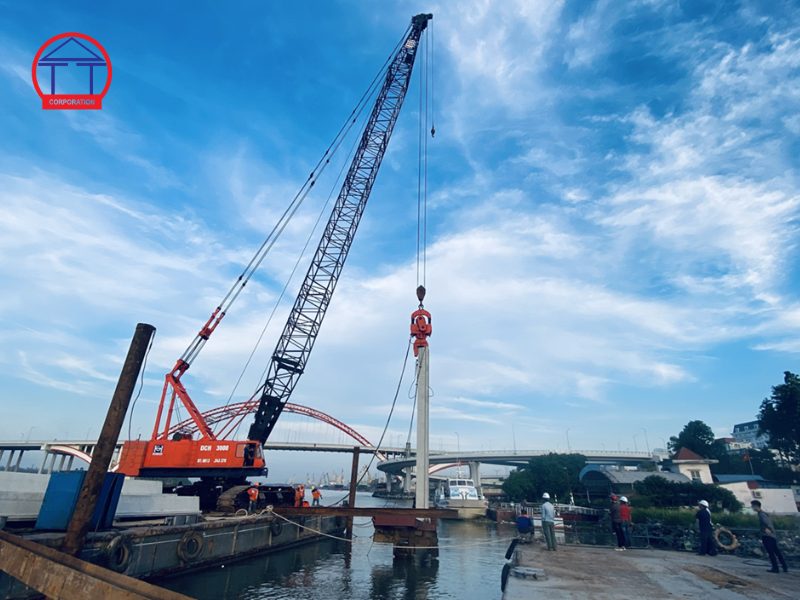 Quy trình thi công cừ ván dự ứng lực 