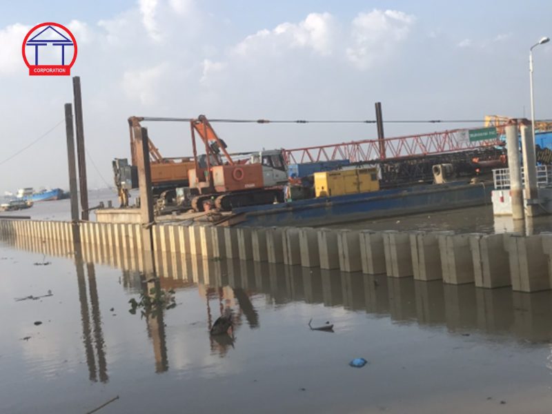 Quy trình thi công cừ ván dự ứng lực 