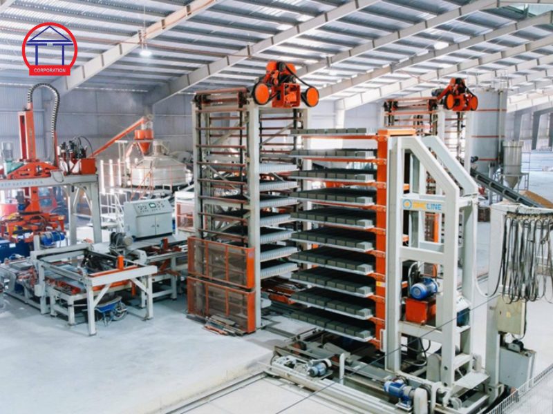 Ưu điểm gạch không nung trong xây dựng nhà xưởng 