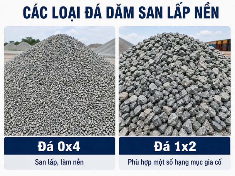 Cách chọn đá dăm để san lấp nền chắc, dễ lu lèn và tối ưu chi phí cách chọn đá dăm để san lấp nền