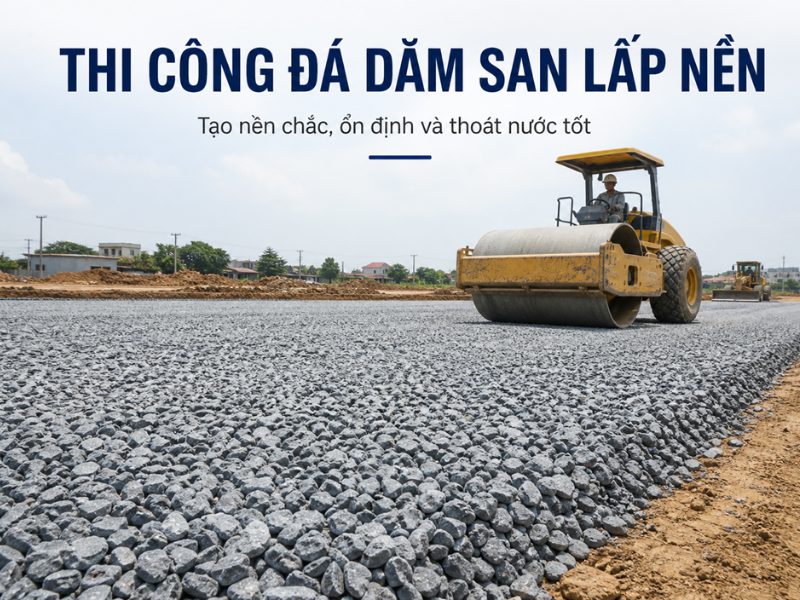 Cách chọn đá dăm để san lấp nền chắc, dễ lu lèn và tối ưu chi phí cách chọn đá dăm để san lấp nền