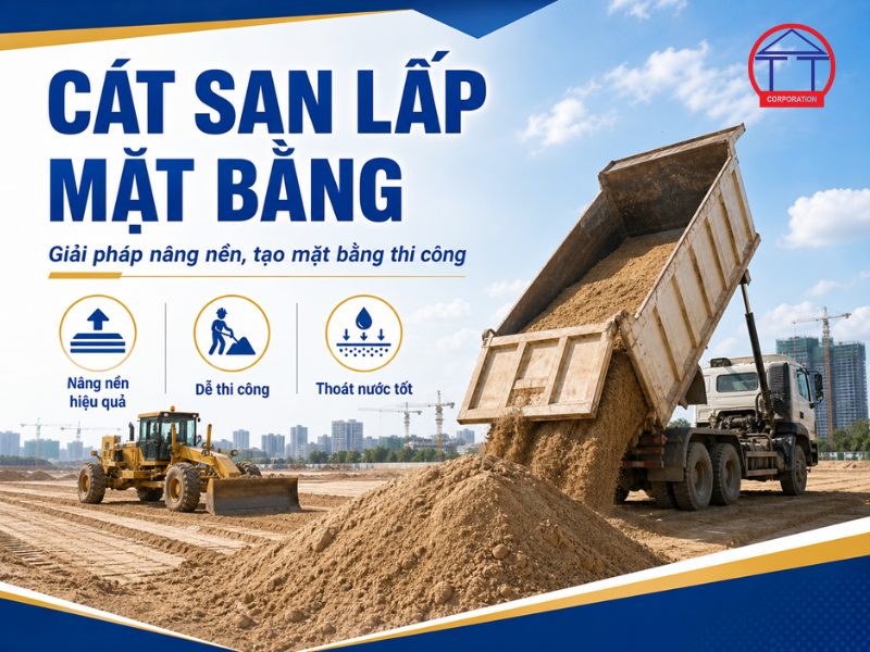 Cách chọn và báo giá cát san lấp mặt bằng mới nhất cát san lấp mặt bằng