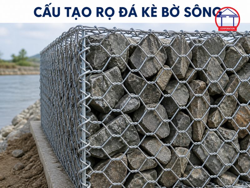 Những điều thú vị về rọ đá kè bờ sông Rọ đá kè bờ sông