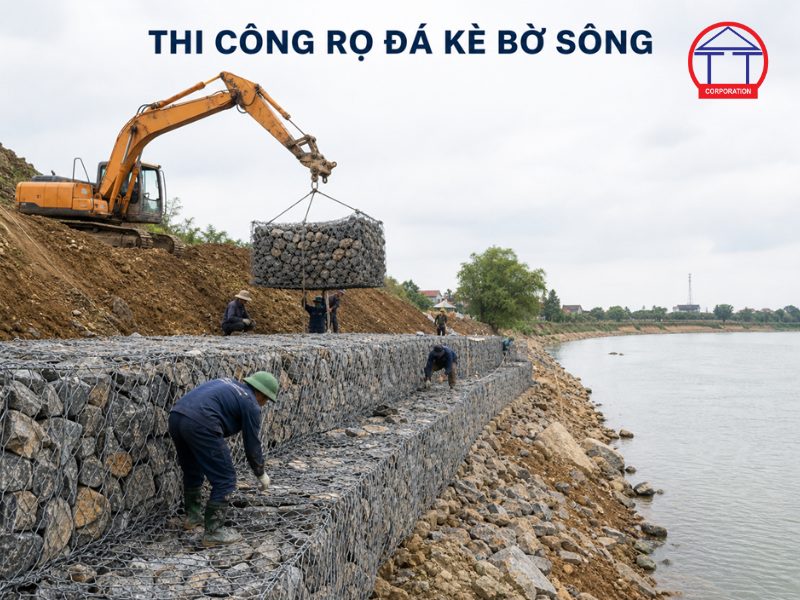 Những điều thú vị về rọ đá kè bờ sông Rọ đá kè bờ sông