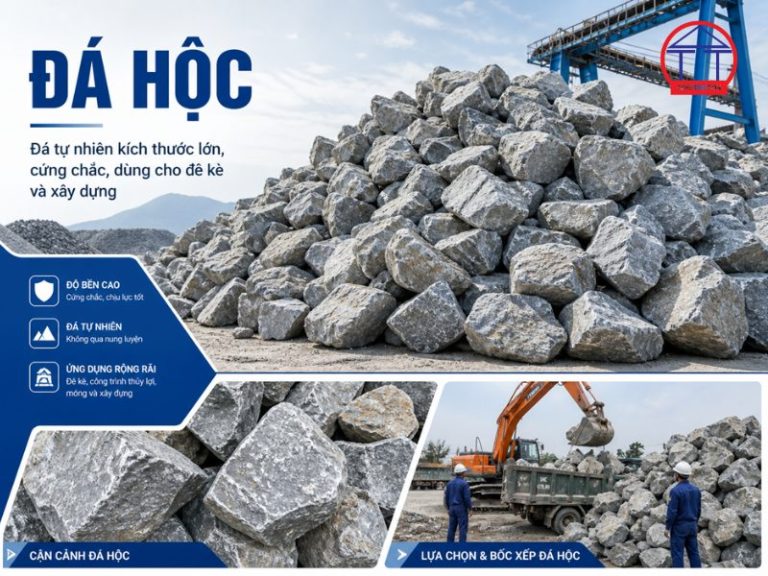 Chọn thảm đá hộc chống xói lở chất lượng cho đê kè