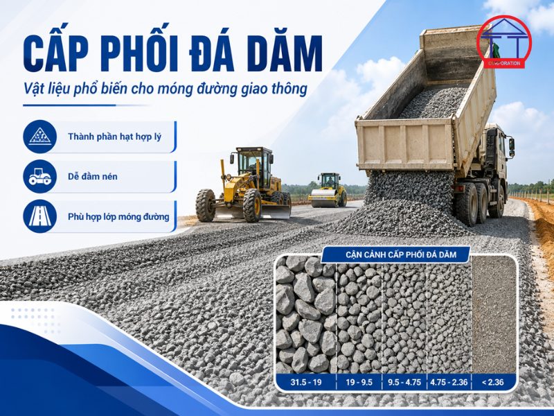 vật liệu làm móng đường giao thông 