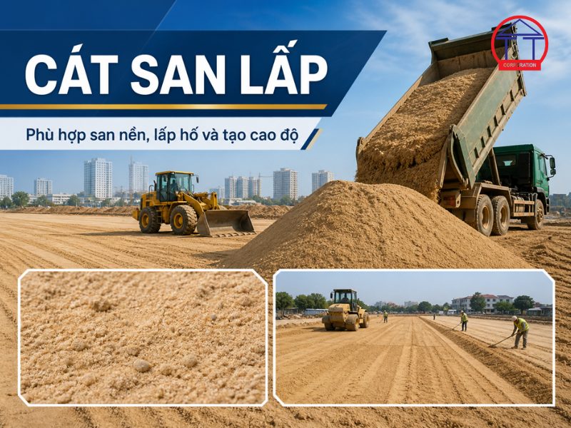 Cách chọn vật liệu san lấp mặt bằng đúng, bền nền Vật liệu san lấp mặt bằng