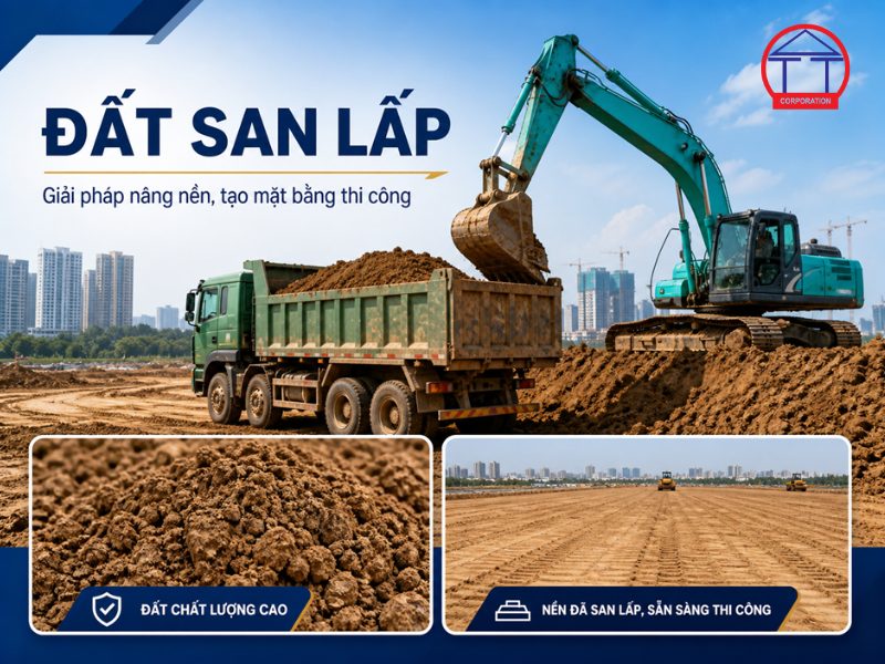 Cách chọn vật liệu san lấp mặt bằng đúng, bền nền Vật liệu san lấp mặt bằng