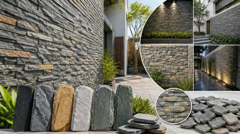 Tìm hiểu đá chẻ tự nhiên, mẫu đẹp, ứng dụng, quy cách, báo giá chi tiết