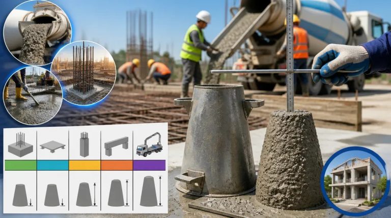 Độ sụt bê tông là gì, chọn bao nhiêu là đạt cho móng?
