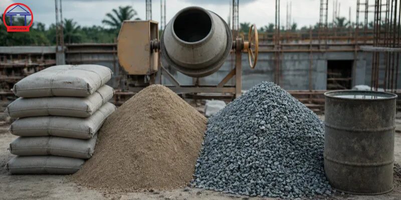 Cấp phối bê tông Mác 350 bao nhiêu xi măng, cát, đá cho 1m³? cấp phối bê tông mác 350