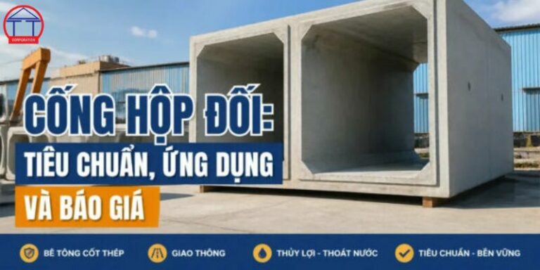 Cống hộp đôi là gì? Cấu tạo, kích thước và ứng dụng thực tế