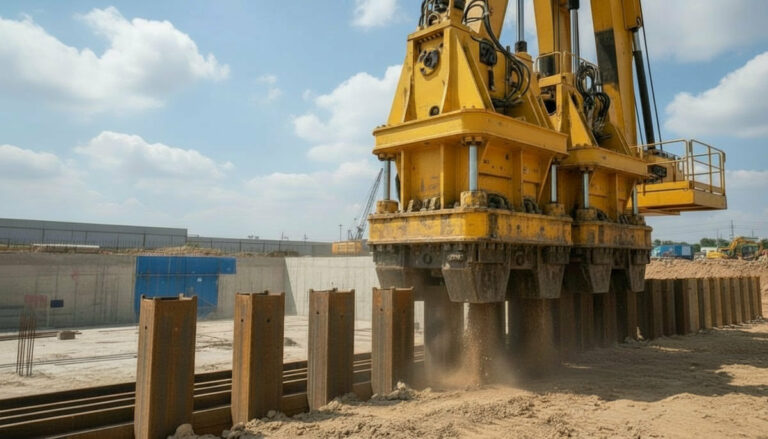 Máy ép cừ thủy lực: ứng dụng, chi phí, báo giá